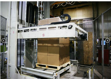 Auto Stretch Hood Machine For Wrapping Animal Feed / Pet Food Pallet Packing